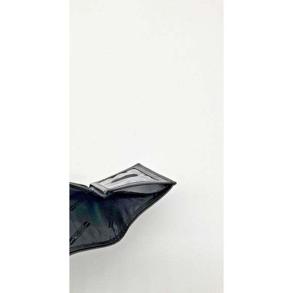 Fossil Wallet Black Genuine Leather Trifold ID & Card‎ Slots - Picture 9 of 11